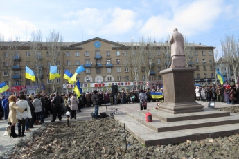 Мелитопольские татары вышли на местный  Майдан