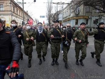 Среди участников пророссийского митинга в Одессе был замечен неонацист из РФ (фото)