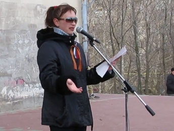 "Нафига такие губернаторы облокотолись" - из выступления на пророссийском митинге (видео)