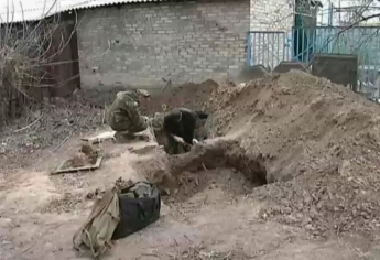 Во дворе жителя Запорожья нашли кладбище (видео)