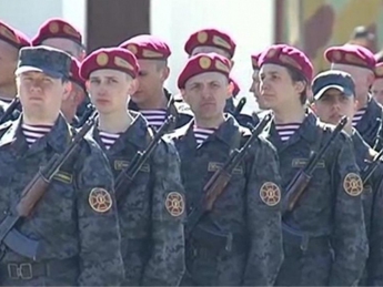Первый батальон Национальной гвардии принял присягу(видео)