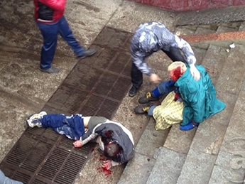 В Харькове столкновения, есть раненые(видео)