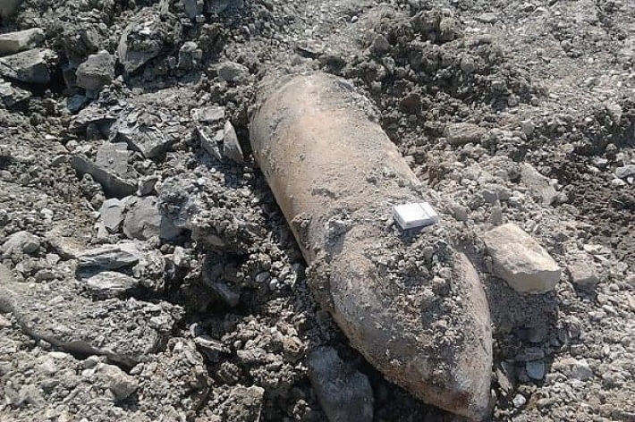 В запорожской области обнаружили бомбу