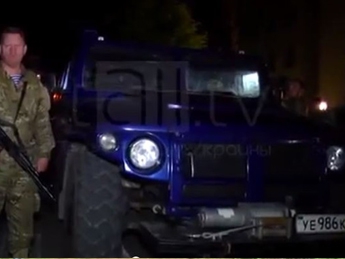 Бронеавтомобиль Жириновского прибыл в Луганск (видео)