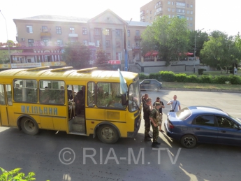 Автобус с украинскими военными попал в ДТП (фото)