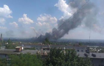 На АЗС в Славянске произошел взрыв - ополченцы (видео)