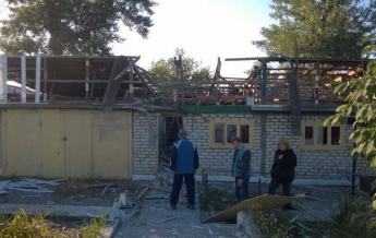 Появилось видео последствий обстрела Макарово Луганской области