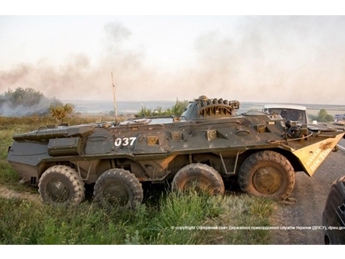 Украинские пограничники взяли на вооружение трофейную бронетехнику