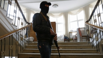 Милиционеров взяли в заложники в Запорожской области
