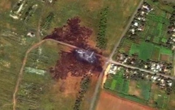 В сети появились снимки со спутника места падения Боинга-777