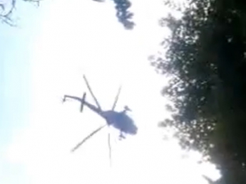 Территорию области патрулируют на вертолетах (видео)