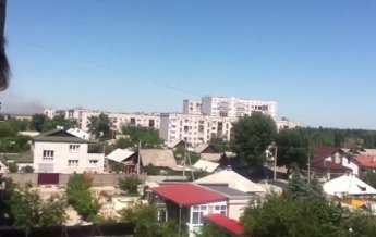 Северодонецк попал под обстрел (видео)