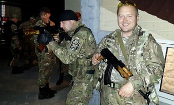 Бойцы спецбатальона Киев-1 отправились в зону АТО