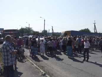 Движение на Бердянск заблокировано (фото)