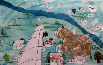 В России детям показывают мультфильм о бомбежке Донбасса украинской авиацией (видео)