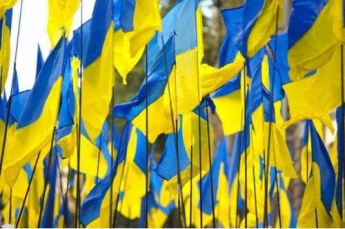 Марш флагов прошел по Запорожью (видео)