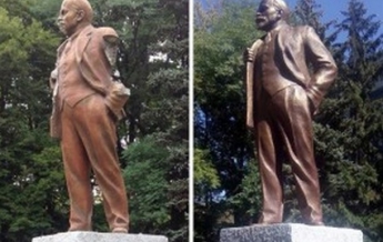 В Харькове восстановили снесенный памятник Ленину