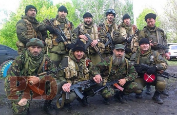 Под Луганском террористы провели парад (видео)