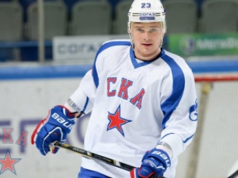Украинский хоккеист помогает СКА лидировать в КХЛ