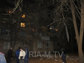Появились фото с места взрыва в жилом доме в Мелитополе (фото)