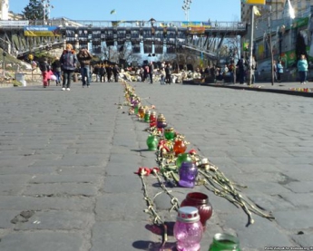 Киевляне поддержали переименование улицы Институтской на Героев Небесной Сотни