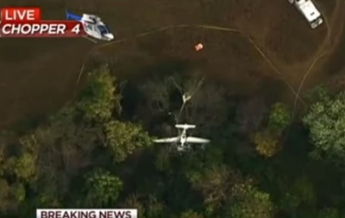 В столкновении самолета и вертолета в США погибли три человека (ВИДЕО)