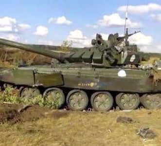 Украинские военные захватили российский танк (ВИДЕО, ФОТО)