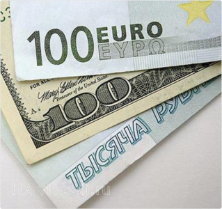 Официальный курс доллара США и евро