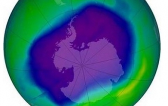 Озоновая дыра над Антарктидой достигла огромных размеров