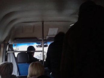 Утренний ультиматум городских маршрутчиков пассажирам (видео)