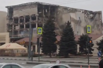 В Харькове взорвали здание мясокомбината: видео взрыва