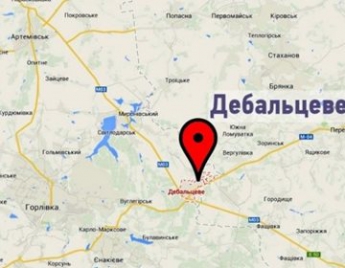 Террористы понесли потери в районе Дебальцево (карта)