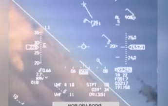 Опубликовано видео, как российский МиГ "подрезал" норвежский истребитель