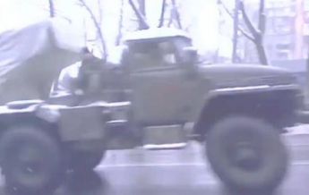 Обнародовано видео с установками "Град" в Донецке