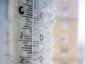 8 и 9 января в Мелитополе было очень холодно, но рекорд устоял