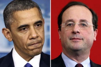 Обама и Олланд обсудили финансовую поддержку Украины (видео)