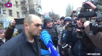Жители оккупированного Донецка совершили самосуд над пленным "киборгом" (видео)