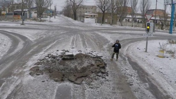 В центре Донецка очень сильно гремит