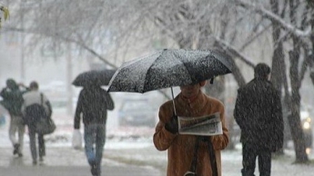 В Украине ожидаются снег и дождь