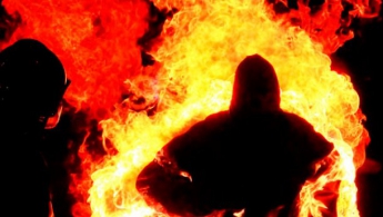 В России мужчина совершил акт самосожжения (фото)