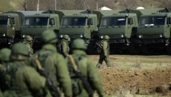 Украинскую границу за выходные пересекли 1,5 тысячи российских военных