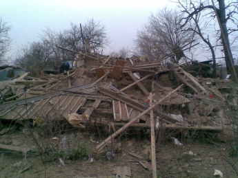 В Запорожском селе взорвался дом (фото)