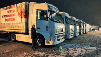 170 фур с российским гумконвоем заехали в Украину