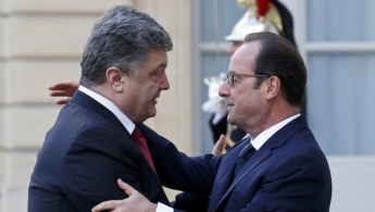 Порошенко и Олланд обсудили необходимость отмены визового режима