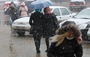 Завтра в Украине выпадет мокрый снег