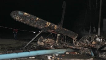 Появились фото самолета, который разбился на Волыни