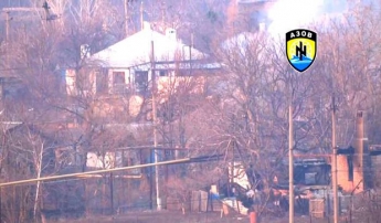 Батальон "Азов" уничтожил штаб боевиков "ДНР" (видео)