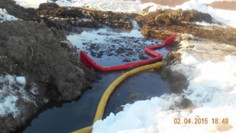 В России произошел разлив нефти: возможна экологическая катастрофа (фото)