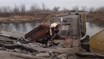 В Луганской области мужчина подорвался на разрушенном мосту