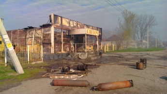 В Запорожском селе сгорел магазин. Есть жертвы